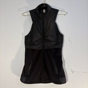 lululemon athletica Black Zip-Front Athletic Vest